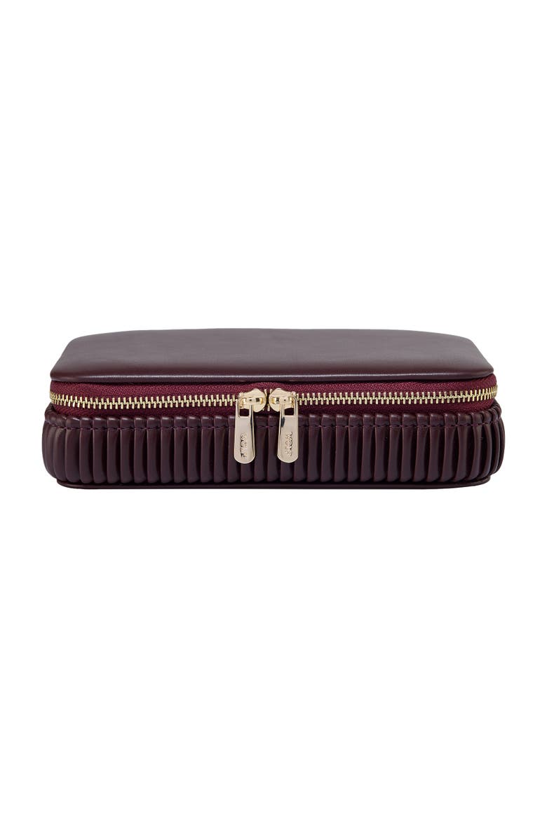 Bella Jewellery Zip Case, Main, color, Bordeaux