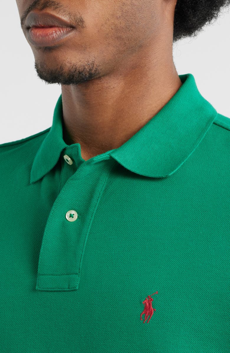 Polo Ralph Lauren Classic Fit Cotton Piqué Polo, Alternate, color, Erin Green