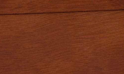Bey-berk Cherry Wood 4-watch Storage Case With Clock In Brown