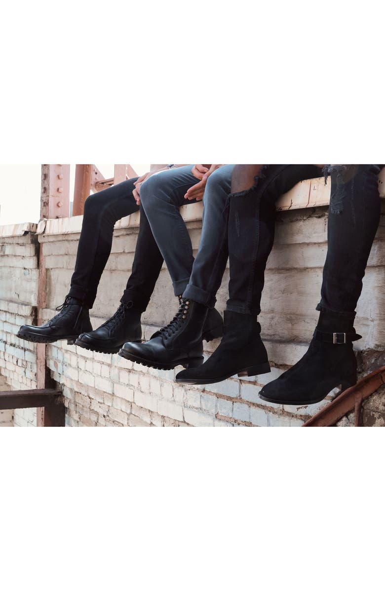 Ankari Floruss ANKARI-FLORUSS Plain Toe Combat Boot, Alternate, color,