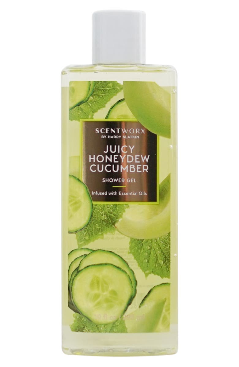 HOMEWORX BY SLATKIN & CO. Juicy Honeydew Cucumber Shower Gel - 10 fl. oz., Main, color, 