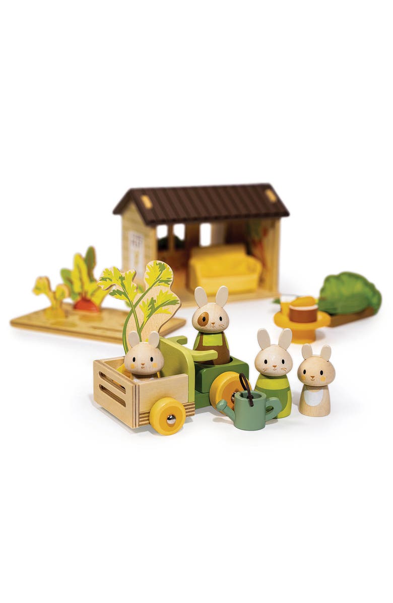 Tender Leaf Toys Bunny's Carrot Patch Playset, Alternate, color, 