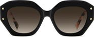 Carolina Herrera Her 53mm Gradient Square Sunglasses