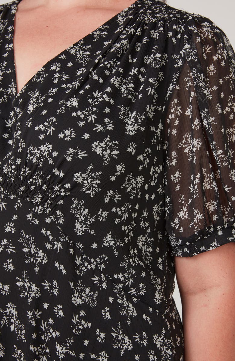 Estelle Rozalia Floral Midi Dress, Alternate, color, 