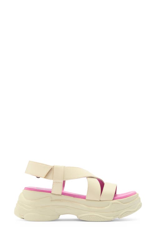 Seychelles Walk The Line Platform Sandal In Off White