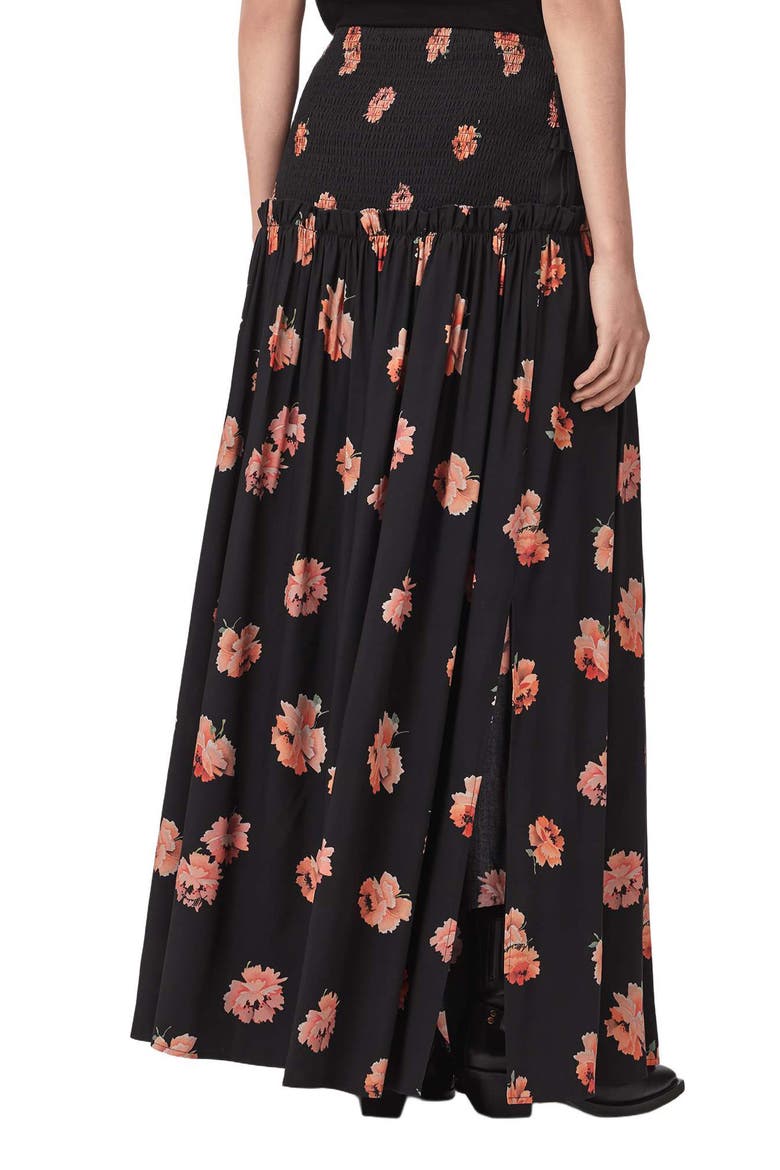 Lauren Maxi Skirt, Alternate, color, LA RAINE BLACK