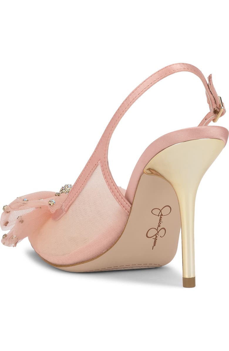 Jessica Simpson Lavilra Slingback Pointed Toe Pump, Alternate, color, Red 01