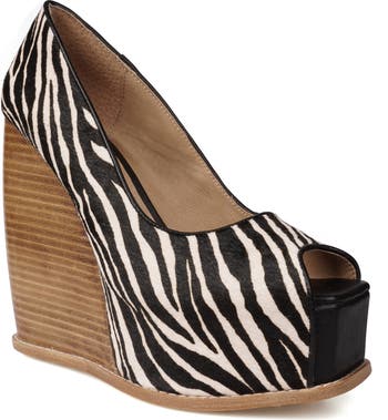 Milluh Peep Toe Platform Wedge Sandal