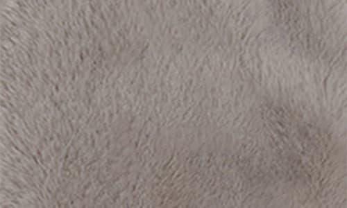 Apparis Coco Faux Fur Mittens In Gray