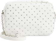 Capelli New York Kids' Velvet Glitter Heart Bag