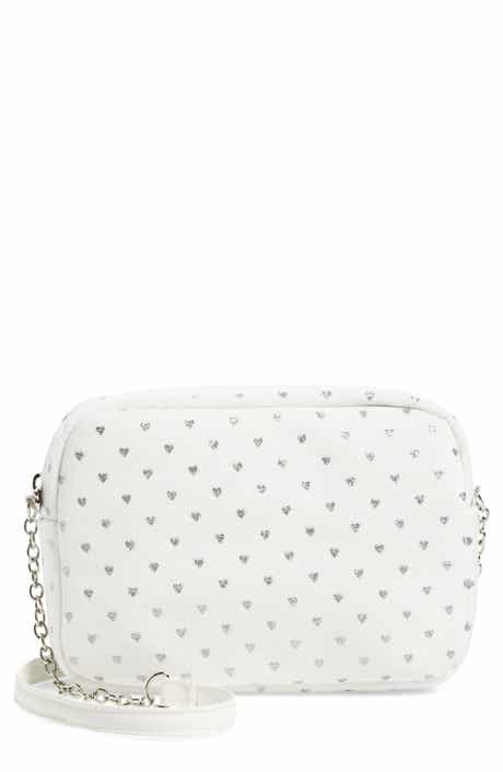 Capelli New York Kids' Velvet Glitter Heart Bag