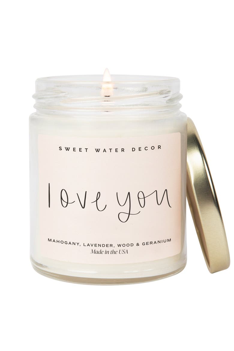 Valentine's Day Candles, Main, color, Love You