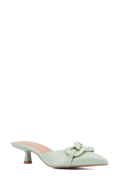 Agustina Kitten Heel Mule (Women)