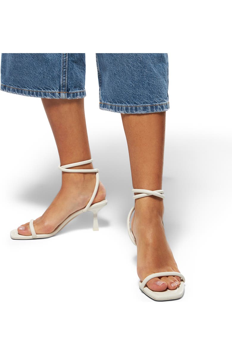 ALDO Dime Ankle Strap Sandal, Alternate, color, White