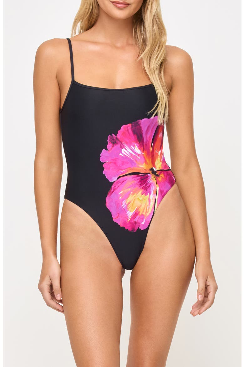 Holly One-Piece Swimsuit, Main, color, AFTER MIDNIGHT