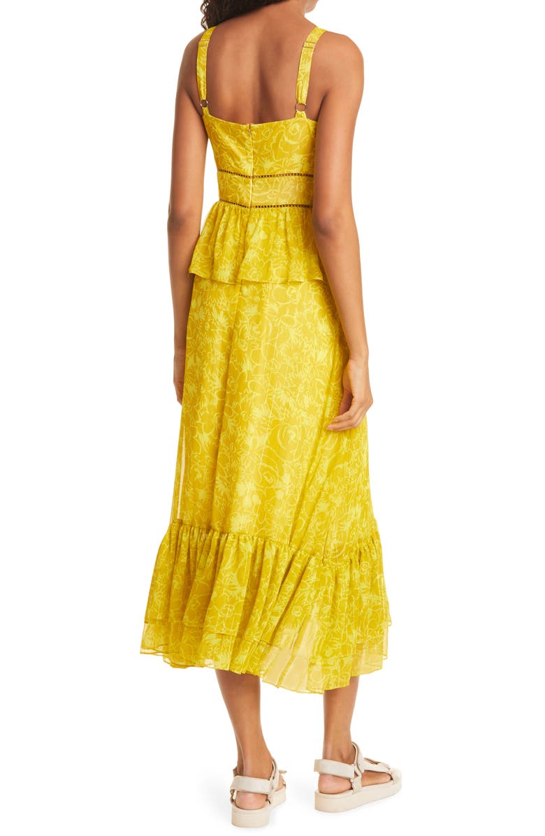 LIKELY Carla Floral Midi Dress, Alternate, color,