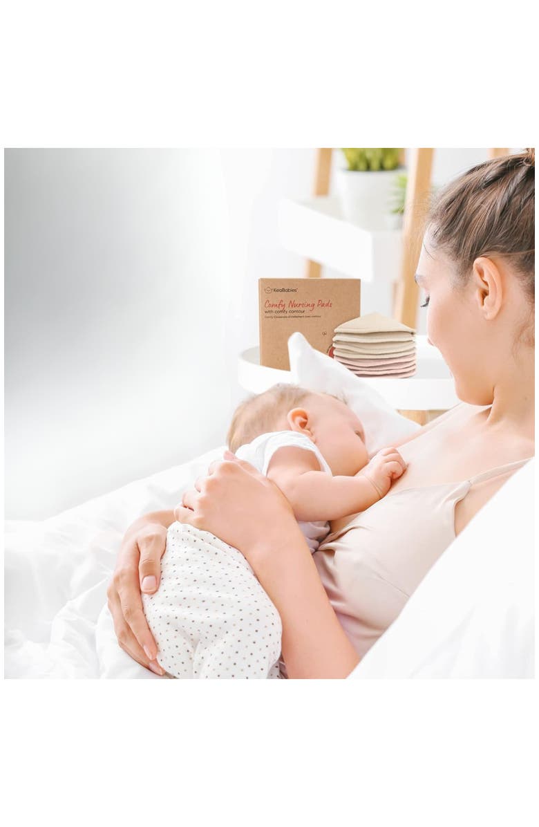 KeaBabies 8-Pack Comfy Nursing Pads, Alternate, color, Bare Beige