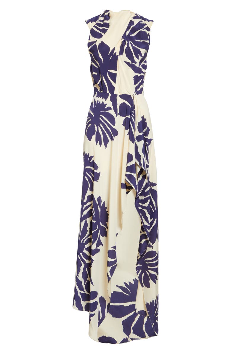 Johanna Ortiz City Wonders Silk Crêpe de Chine Maxi Dress, Alternate, color, 