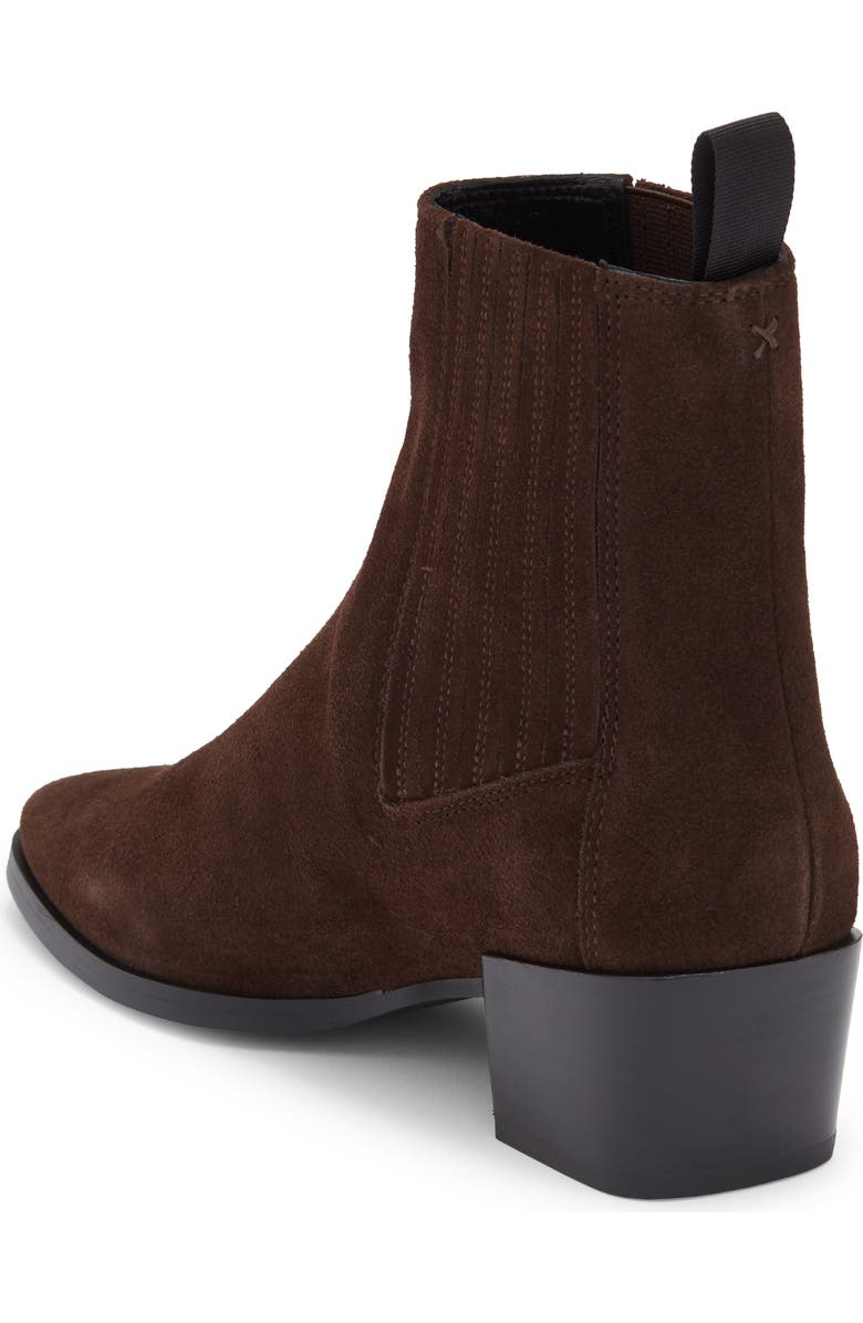 rag & bone Rylee Pointed Toe Bootie, Alternate, color, Mocha Suede