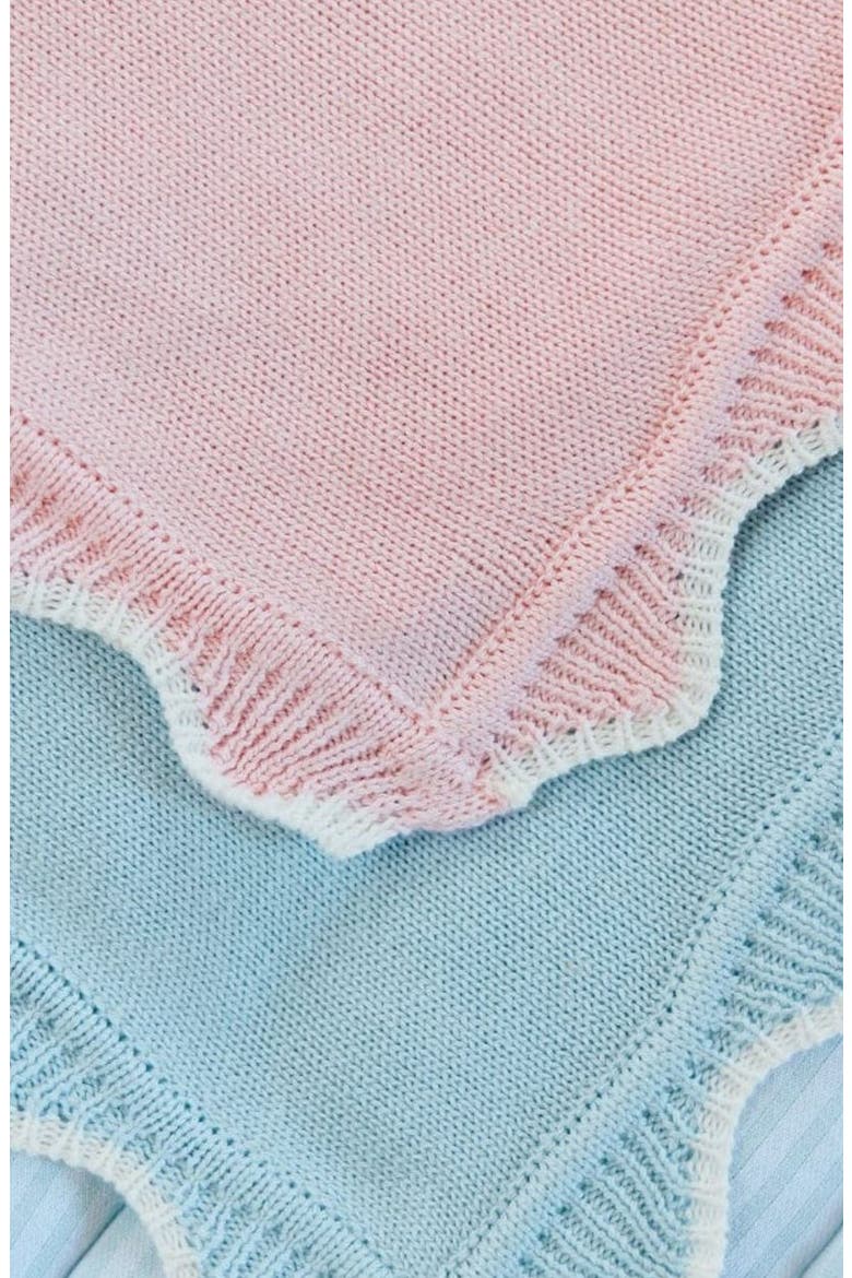 Scallop Trim Baby Blanket, Alternate, color, LIGHT PINK