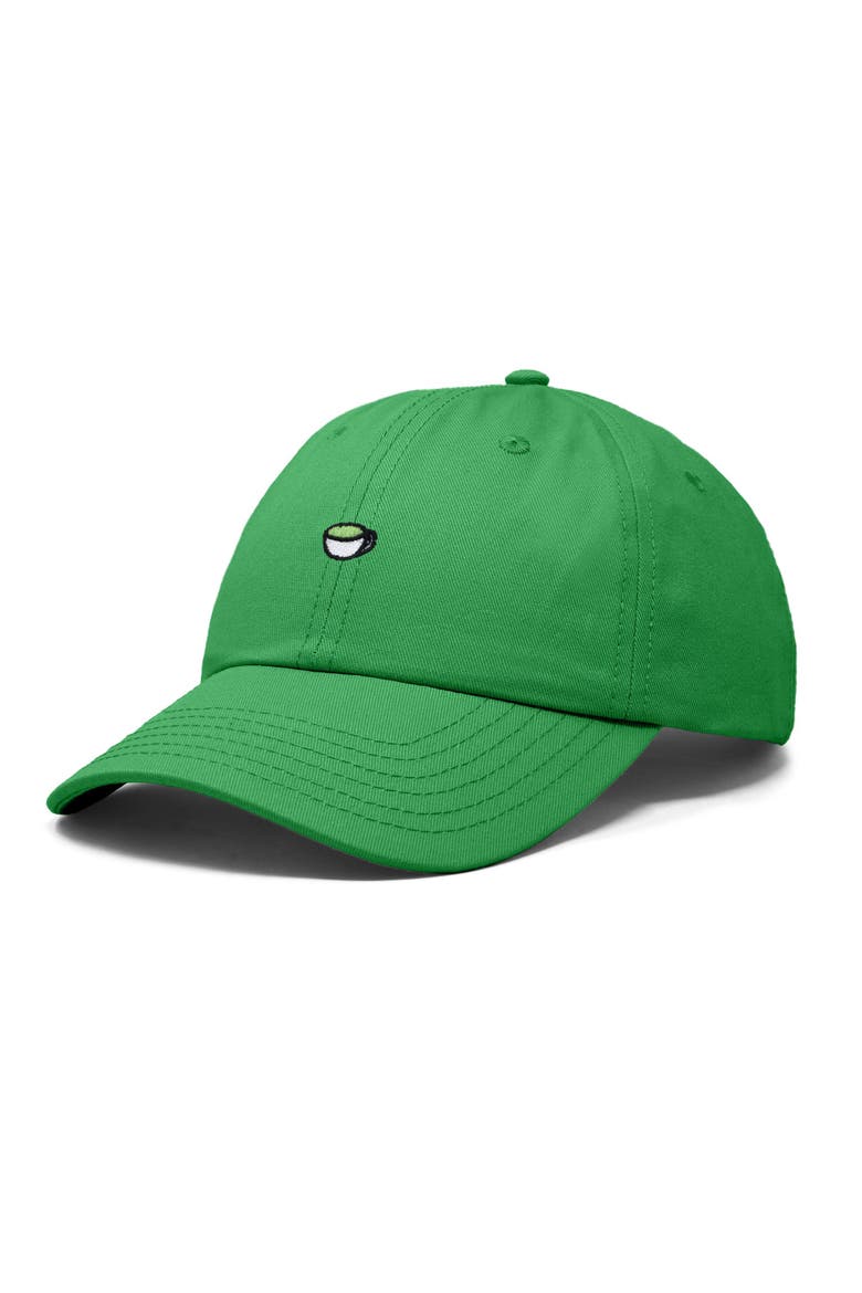Womens Lil Matcha Everyday Dad Cap, Alternate, color, Kelly Green