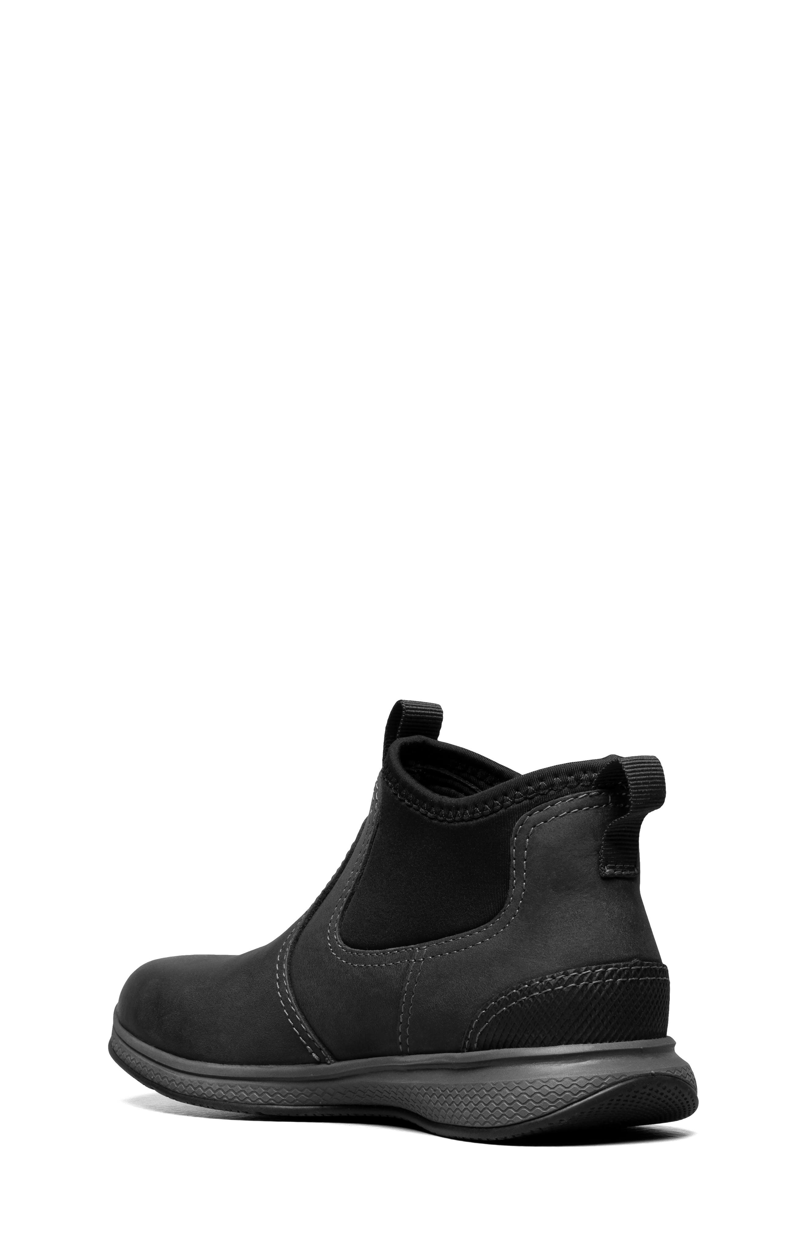 Kids' Great Lakes Waterproof Chelsea Boot, Alternate, color, BLACK CRAZY HORSE