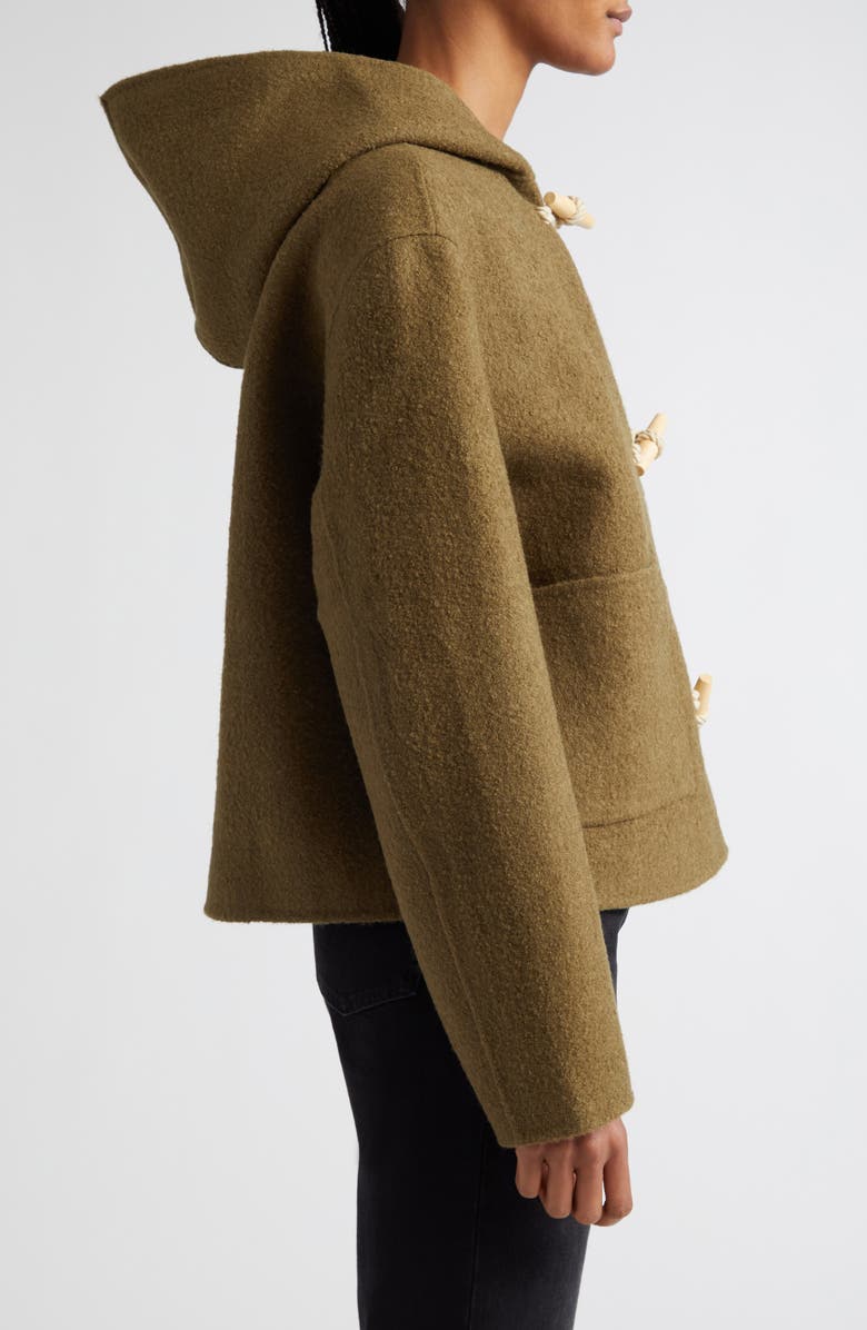 TOTEME Wool Blend Felt Duffle Jacket | Nordstrom