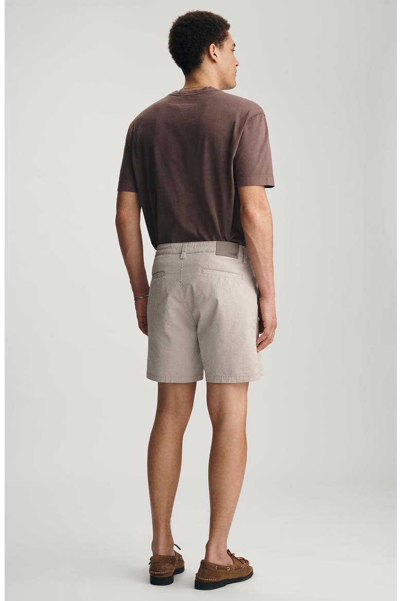 Nate Flat Front Seersucker Shorts, Alternate, color, SAND SEERSUCKER