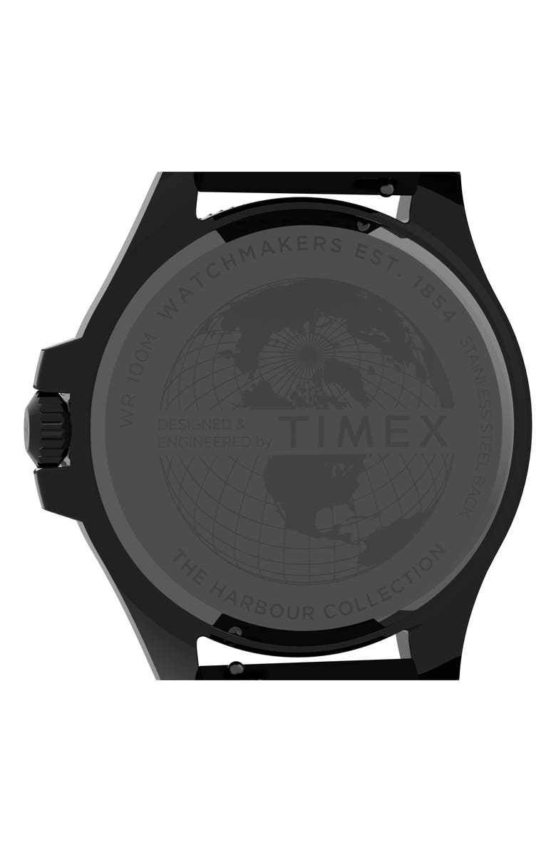 Timex<sup>®</sup> Harborside Coast Silicone Strap Watch, 43mm, Alternate, color, 
