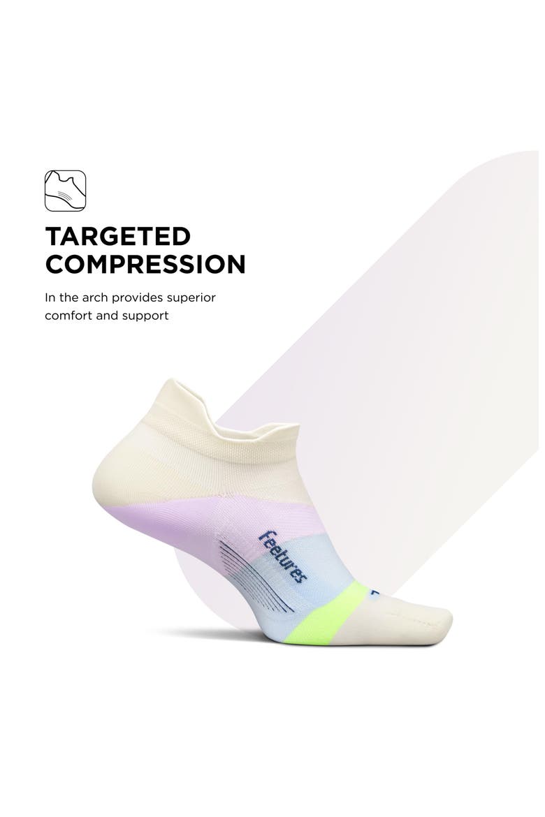 Elite Ultra Light Cushion Ankle Socks  Sport Sock with Targeted Compression, Alternate, color, Lilac Breeze