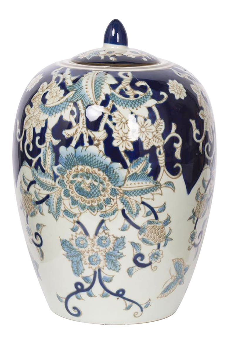Bryn Lidded Jar, Main, color, BLUE