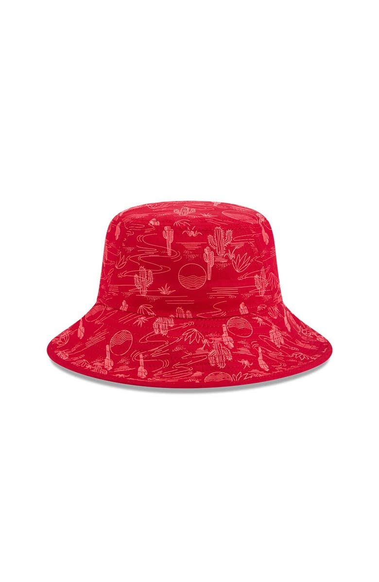 New Era Youth New Era  Red Cincinnati Reds 2025 Spring Training All Over Print Bucket Hat, Alternate, color, 