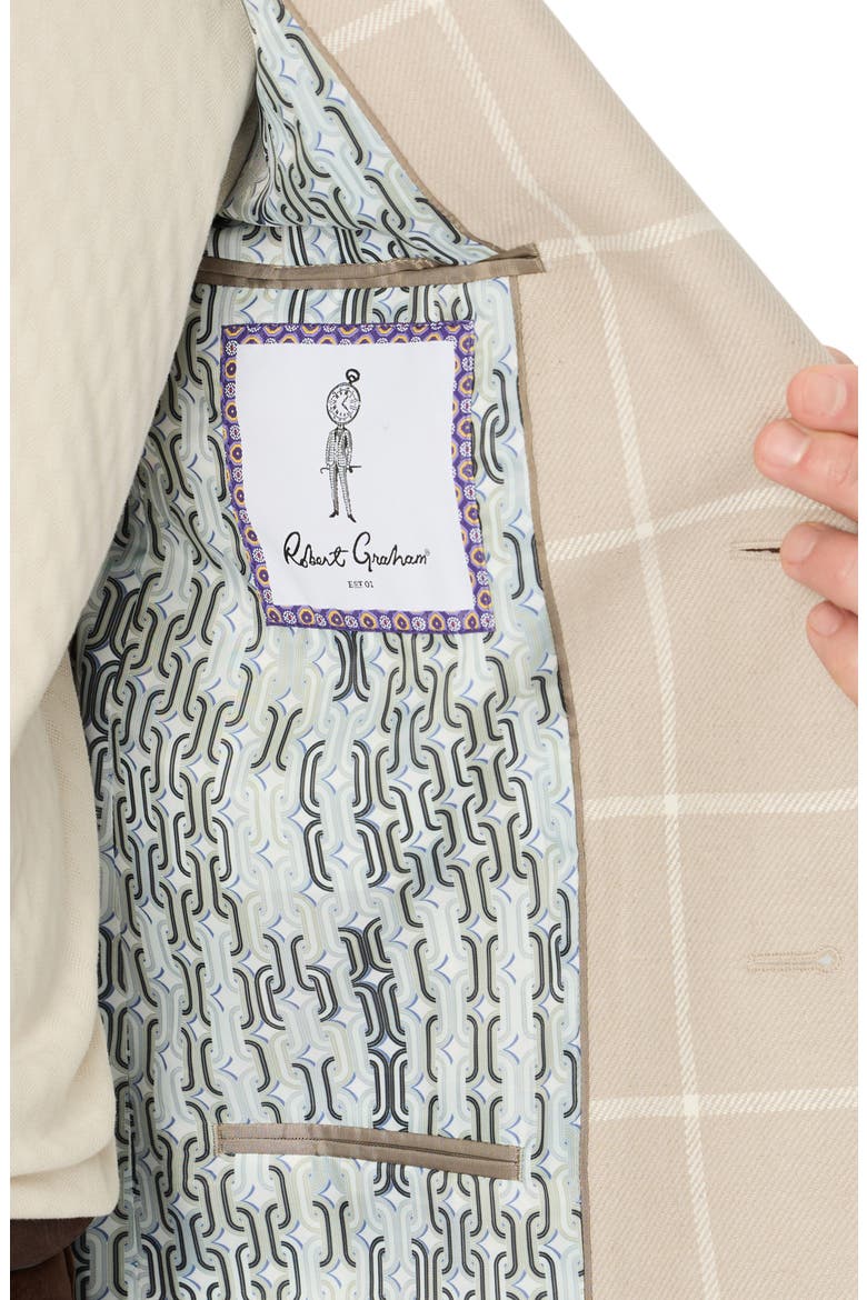 Padley Windowpane Sportcoat, Alternate, color, OATMEAL