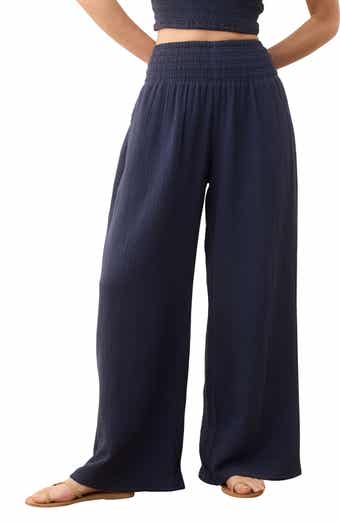 Marine Layer Sophia Double Cloth Wide Leg Pants