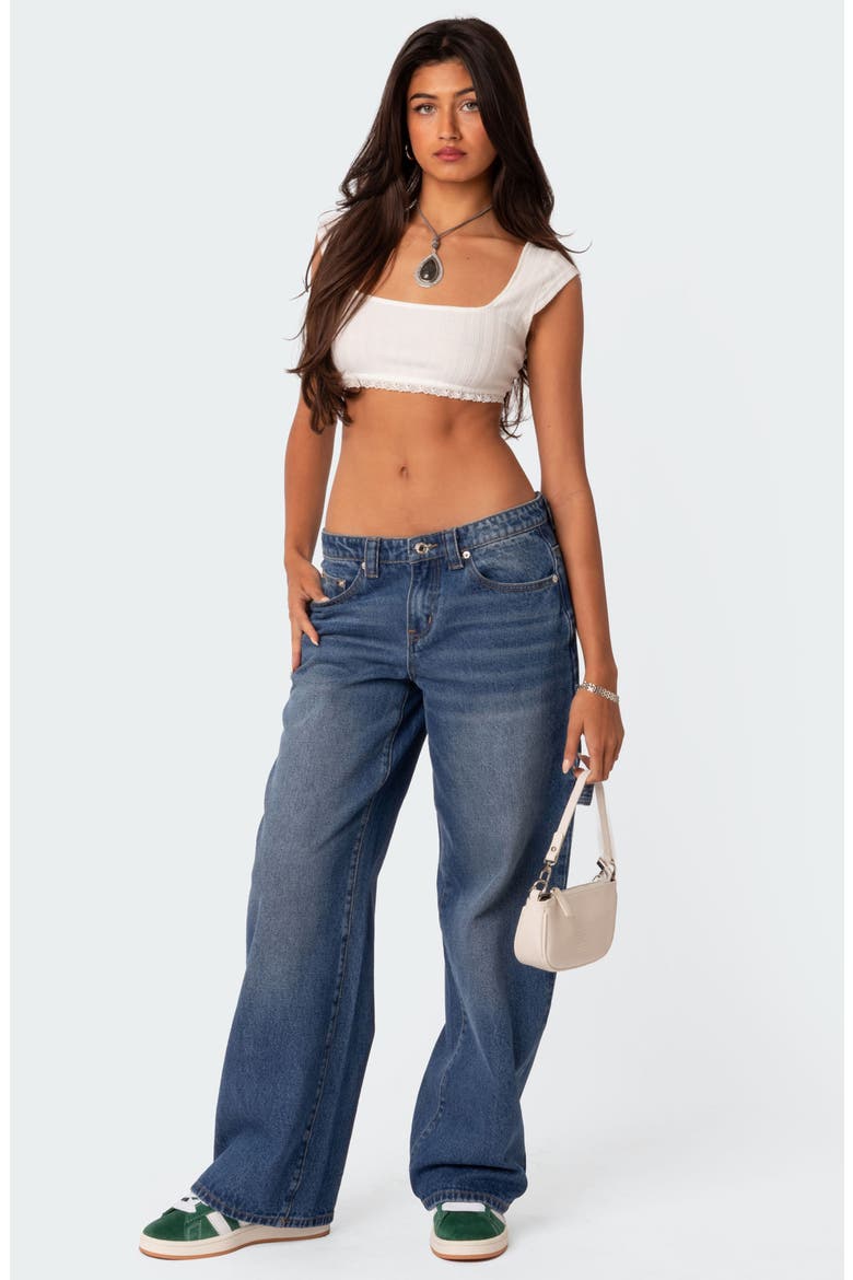Wide Leg Carpenter Jeans, Alternate, color, BLUE