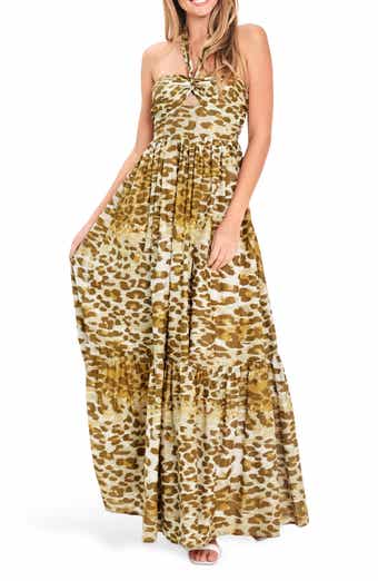 Halter Neck Maxi Dress