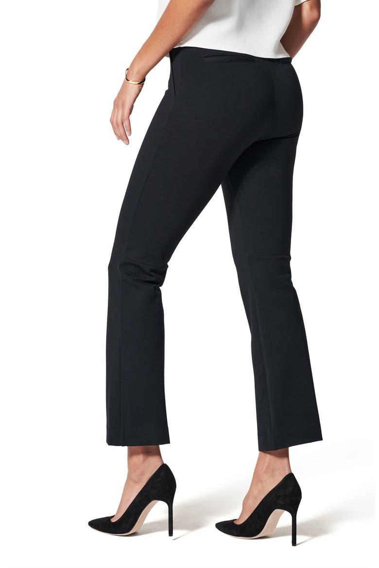 SPANXsupersmooth™ PerfectFit Ponte Kick Flare Pants, Alternate, color, CLASSIC BLACK