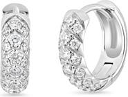 Bony Levy Getty 18k Gold Diamond Hoop Earrings