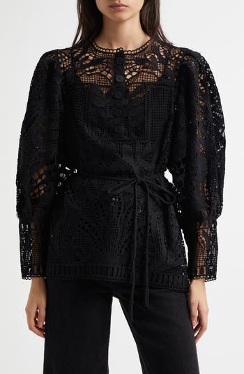 Guipure Lace Top