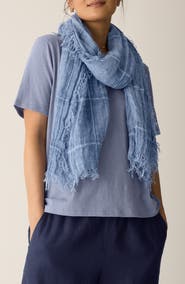 Eileen Fisher Linen & Cotton Scarf