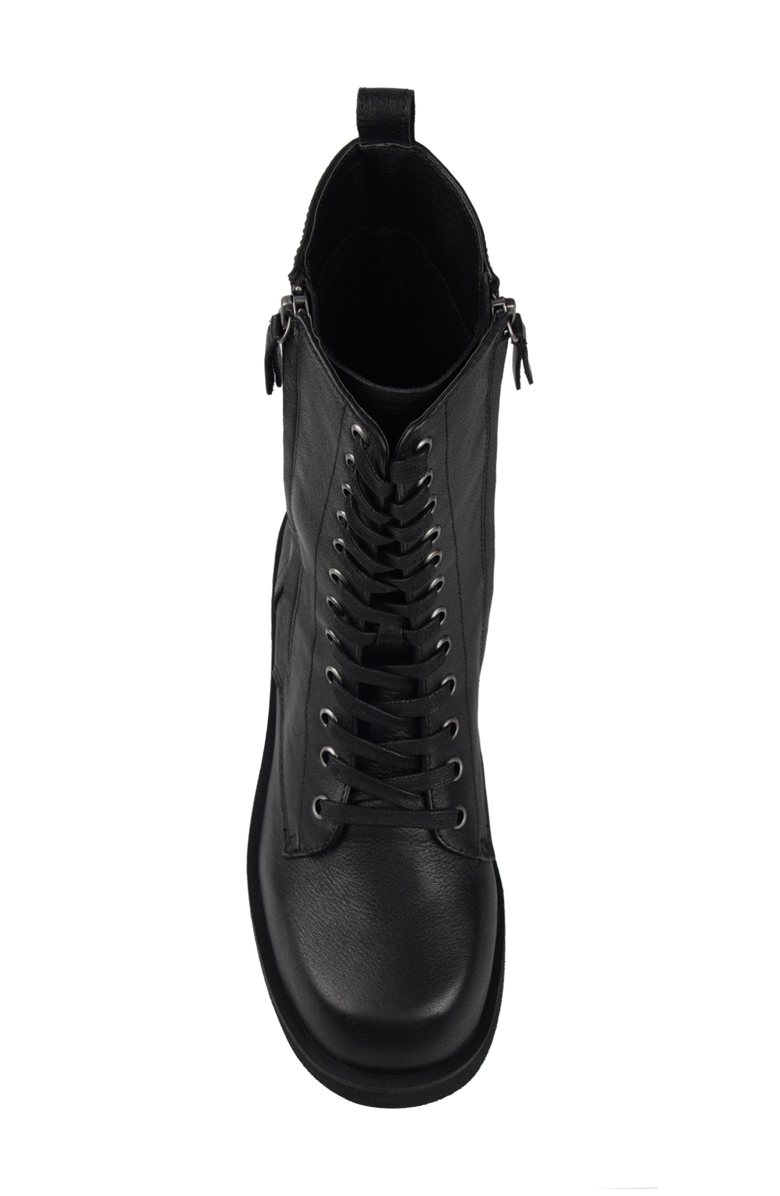 Candie's Lace-Up Boot, Alternate, color, Black