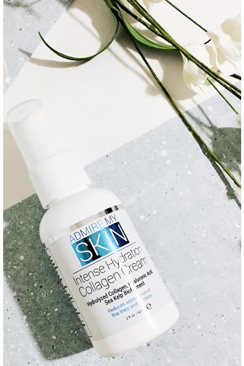 Intense Hydration Collagen Cream Hyaluronic Acid Anti Aging Moisturizer, Alternate, color, Clear