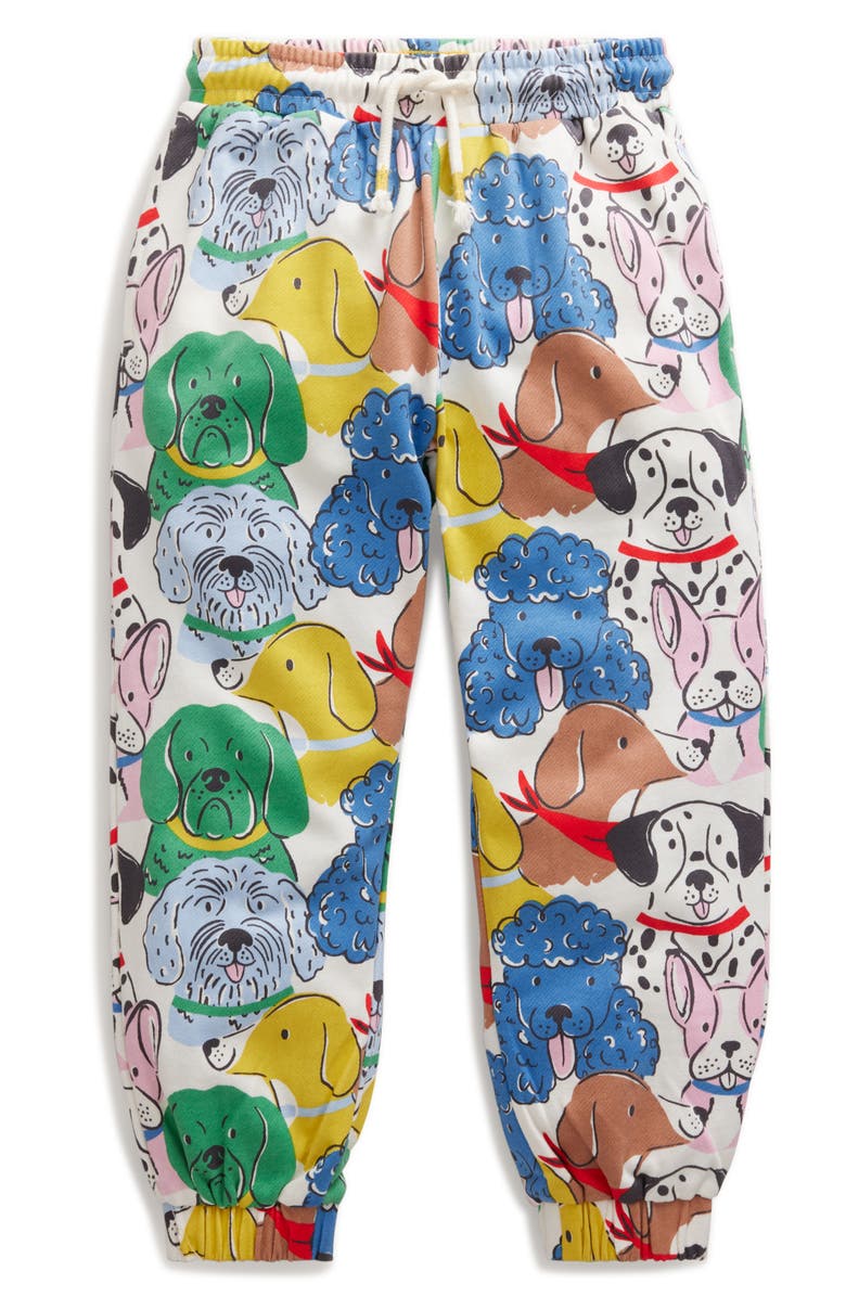 Mini Boden Kids' Dog Print Sweatpants, Main, color, 