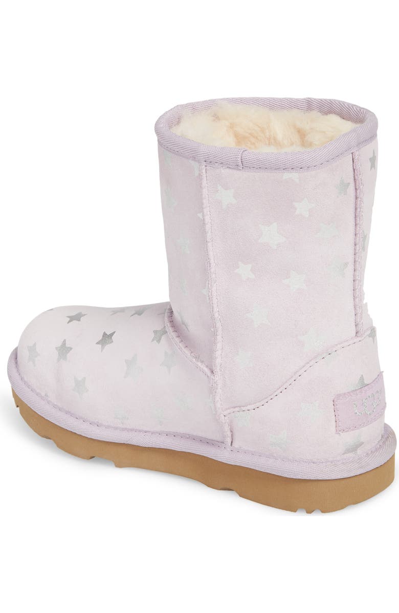 UGG<sup>®</sup> Classic Short II Water Resistant Stars Boot, Alternate, color,