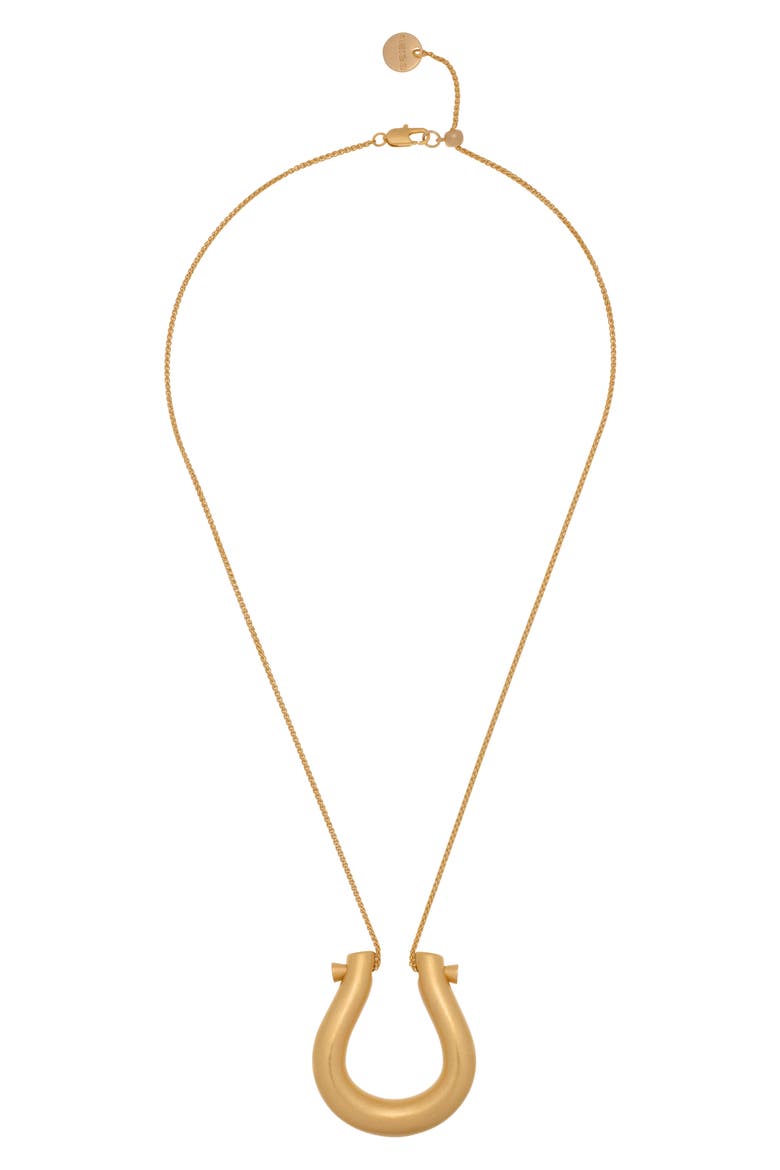 Parker Parallel Lines Pendant Necklace, Alternate, color, GOLD TONE