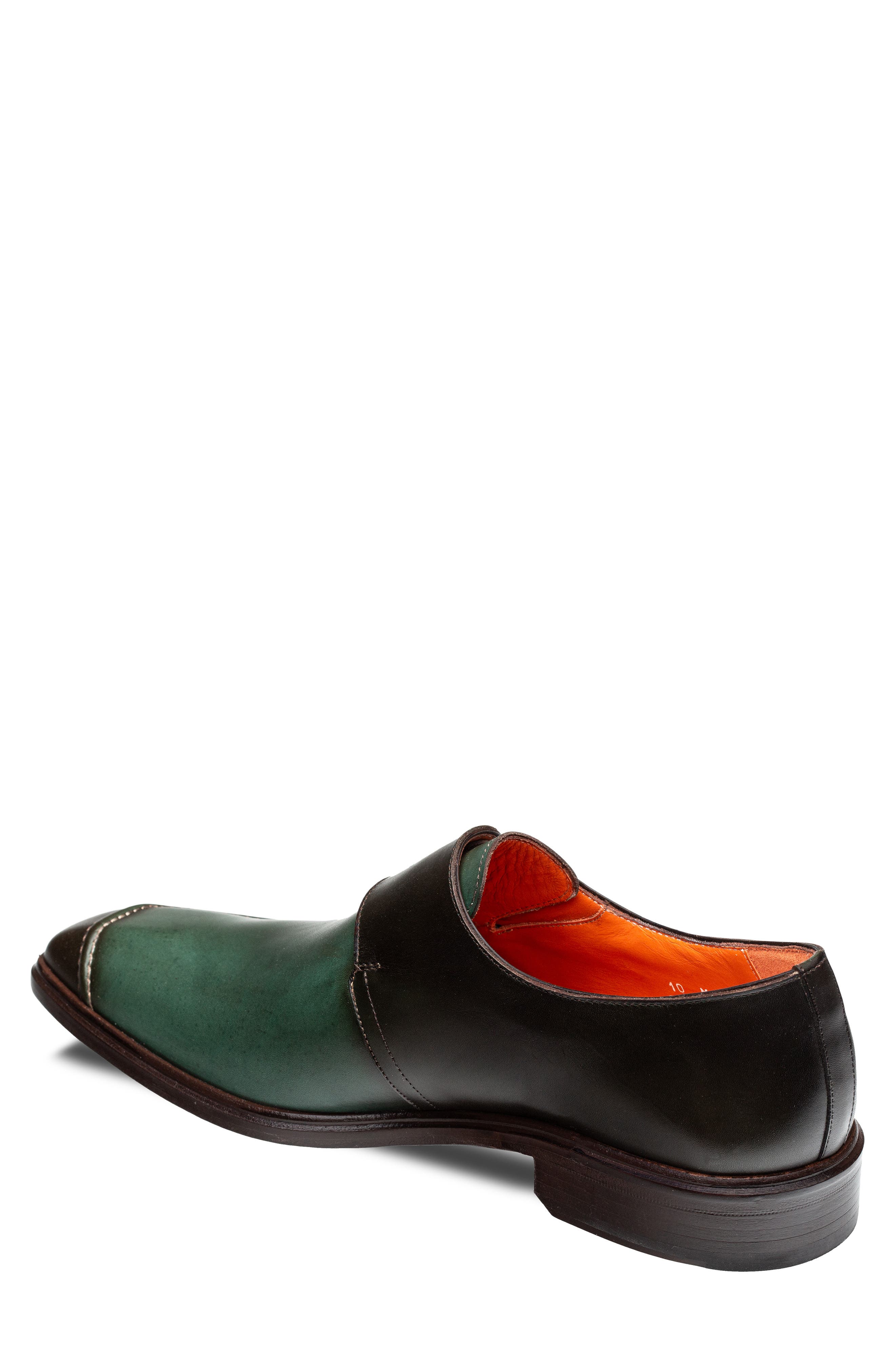 Tahoe Monk Strap Shoe, Alternate, color, FOREST
