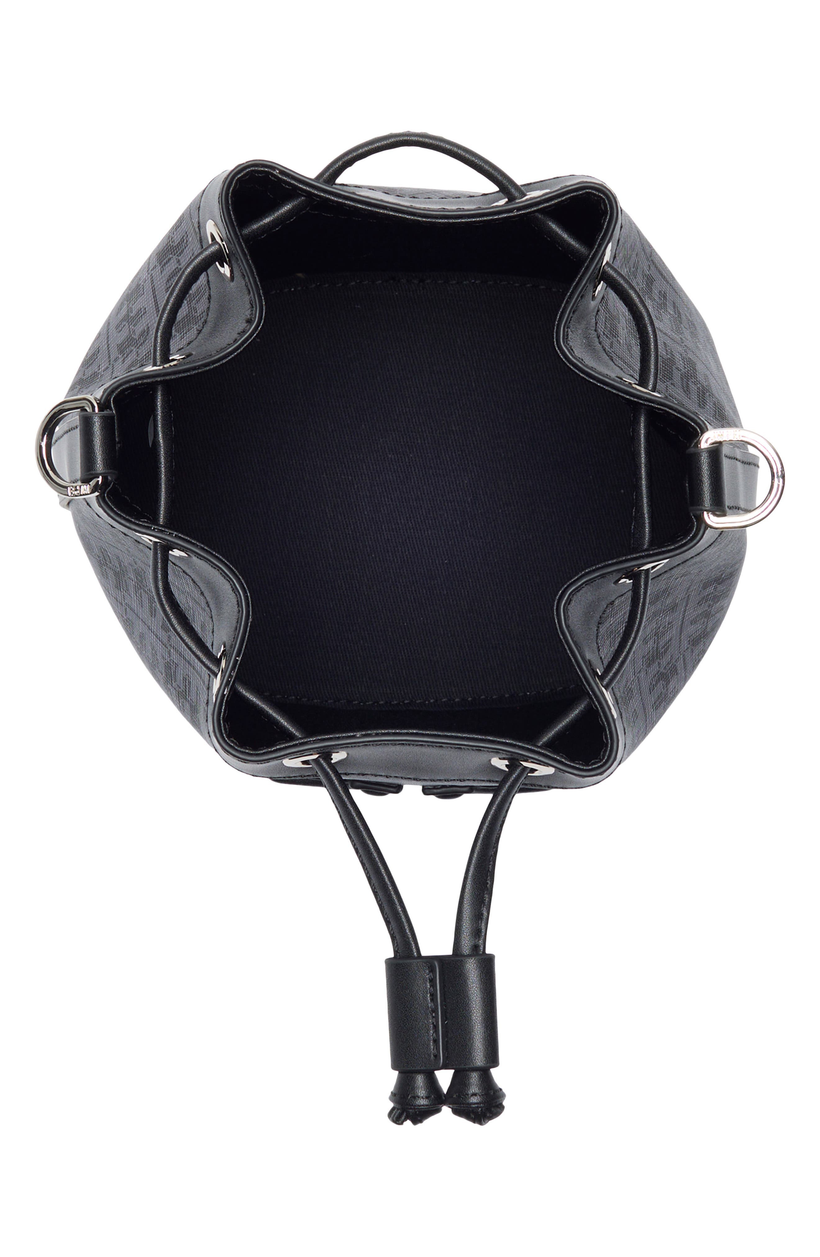 Fei Bucket Bag, Alternate, color, IRON BLACK