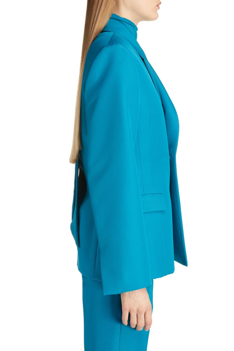 Tech Twill Blazer, Alternate, color, PETROL BLUE