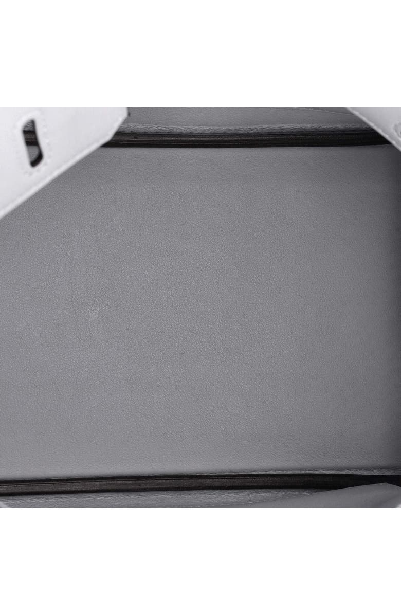 Pre-Owned Hermes Birkin Handbag Grey Swift with Permabrass Hardware 25, Alternate, color,