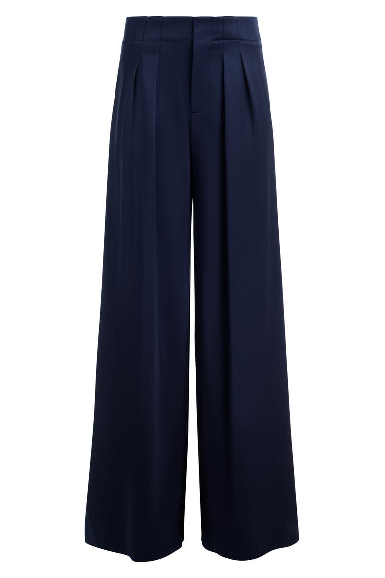 Eloise High Waist Wide Leg Pants, Alternate, color, MIDNIGHT BLUE